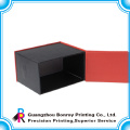 Boîte cadeau de fermeture magnétique noir de haute qualité avec votre propre logo